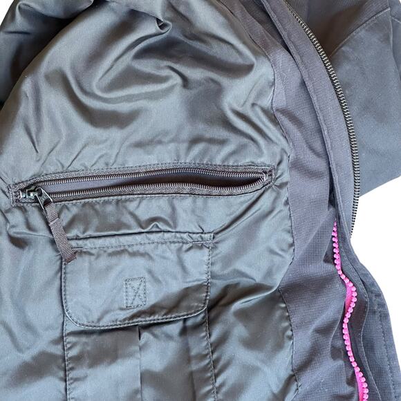 Lands End Jacket Womens Size Small Black Water Resistant Outdoor Camping Hiking - Picture 5 of 9